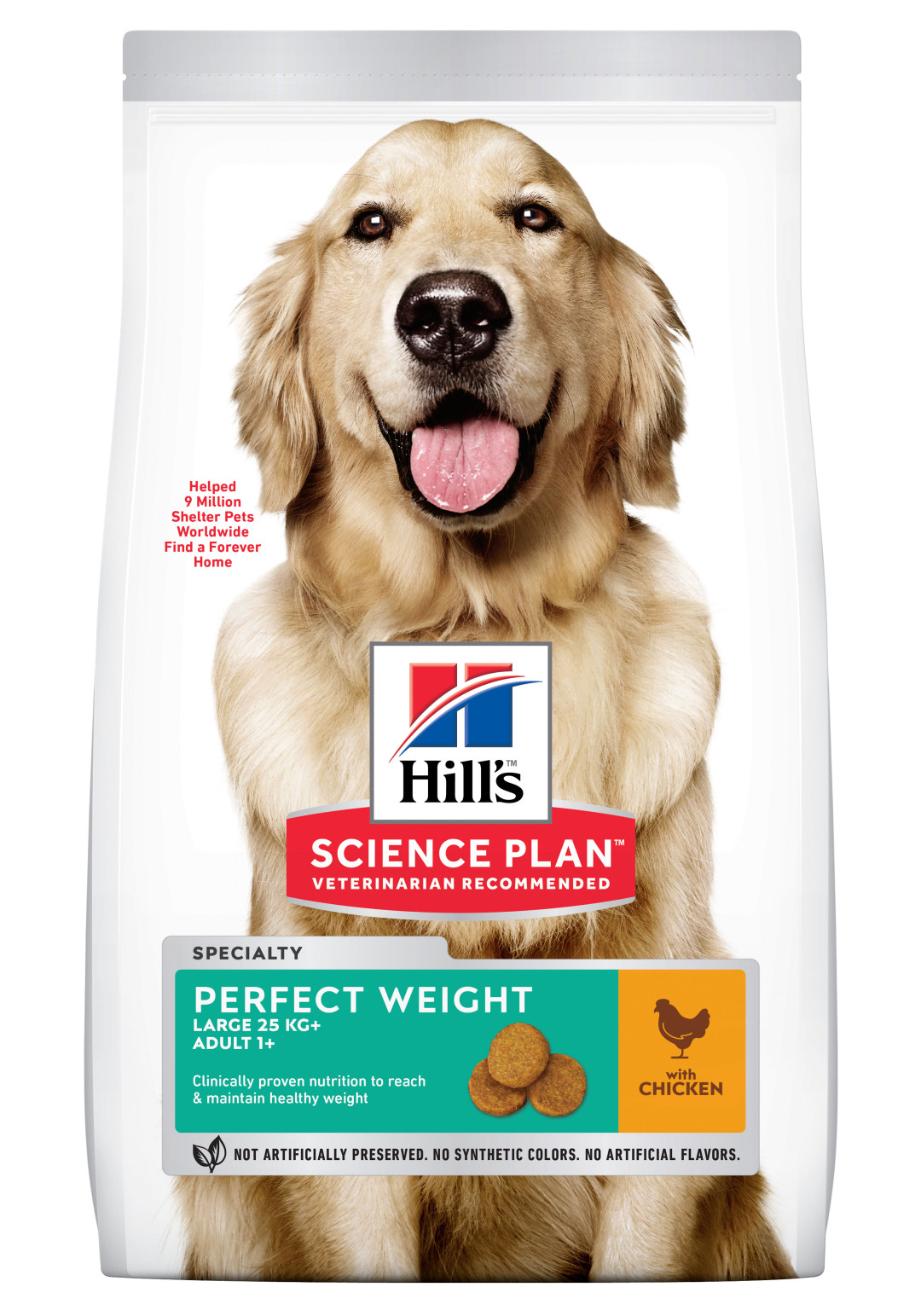 Hill's Science Plan Adult Perfect Weight Large Breed kip 12 kg